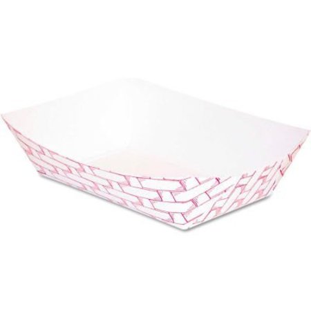 BOARDWALK ¬Æ Paper Food Baskets, 4 Oz. Capacity, Red/White BWK 30LAG025